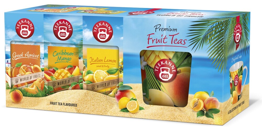 Teekanne Fruit Teas 3 x 20 sáčků + hrnek