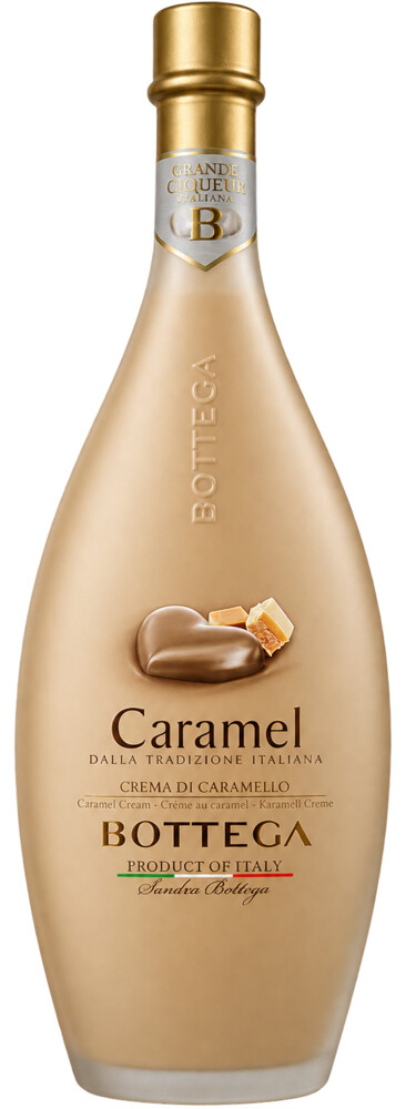 Bottega Caramel 17% 0,5 l (holá láhev)