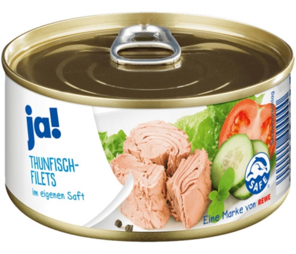 Ja! Thunfischfilets im eigenen Saft 195 g