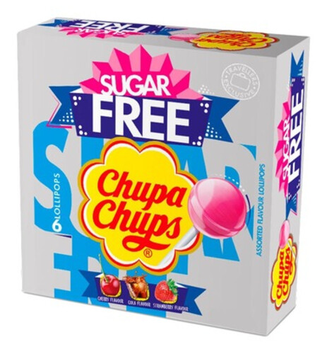Chupa Chups Sugar Free Lollipops 66 g
