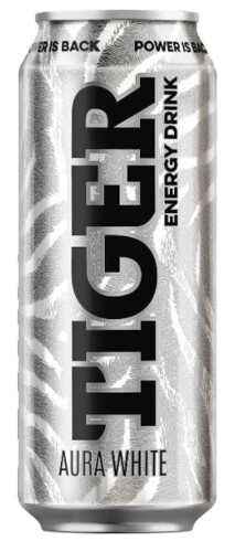 Tiger Energy Drink Aura White 0,5 l plech