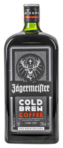 Jägermeister Cold Brew Coffee 33% 1 l (holá láhev)