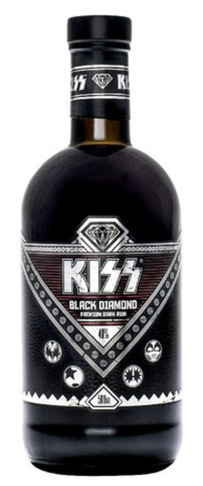 KISS Black Diamond Rum 40% 0,5 l (holá láhev)
