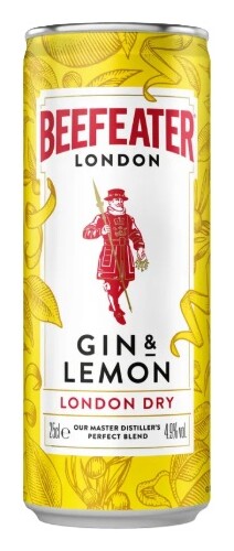 Beefeater Gin & Lemon 4,9% 0,25 l plech