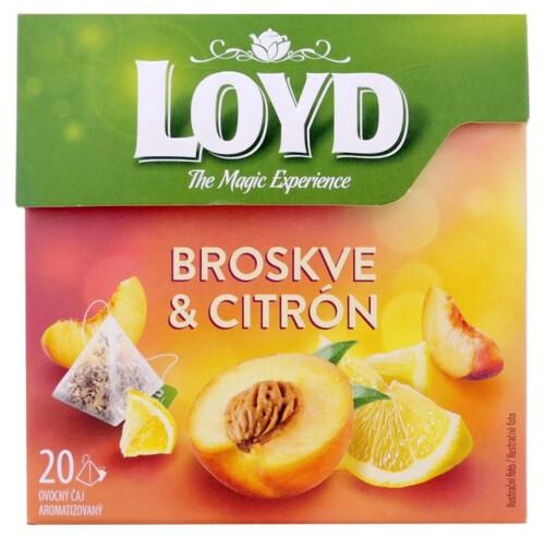 Loyd Broskev Citron 20 x 2 g