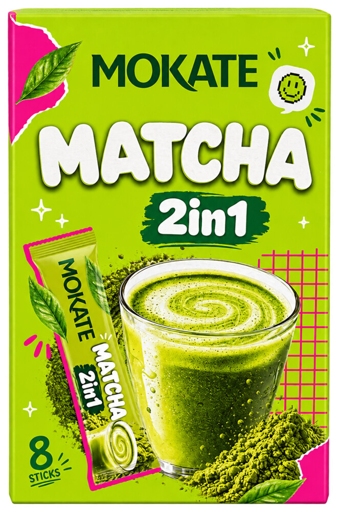 Mokate Matcha 2 in 1 8 ks