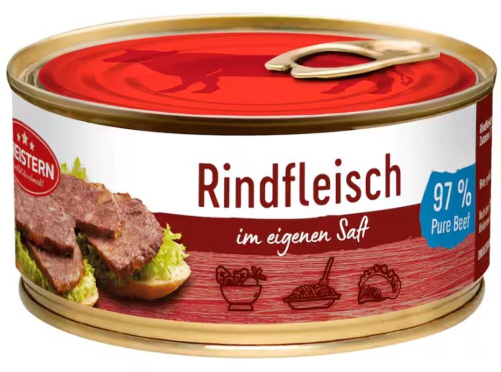 Dreistern Rindfleisch im Eigenem Saft 300 g