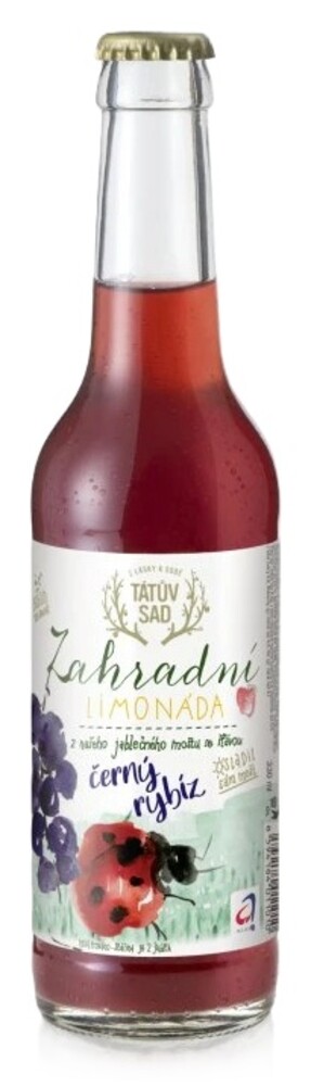 Tátův sad zahradní limonáda černý rybíz 330 ml