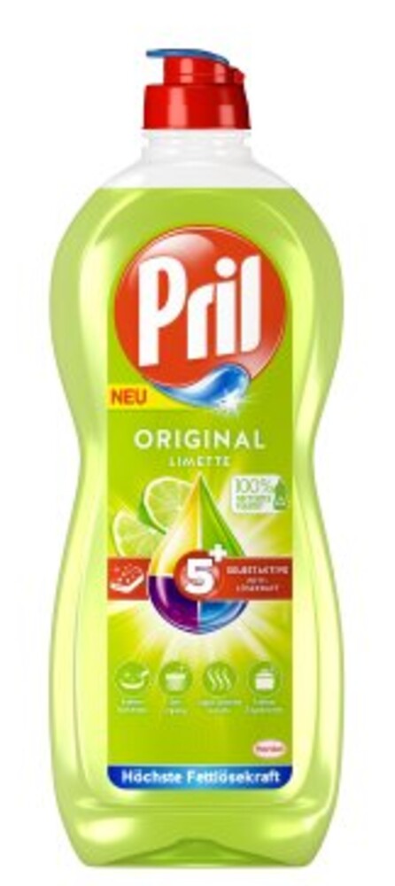 Pril Original gel na ruční mytí nádobí limetka 675 ml