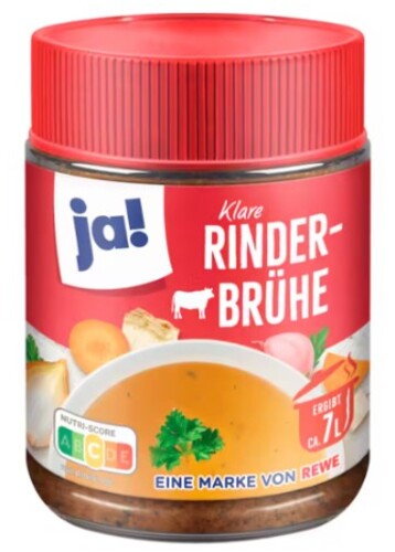 Ja! Klare Rinderbrühe 126g