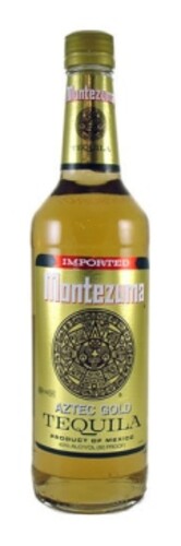 Tequila Montezuma Gold 40% 1 l (holá láhev)