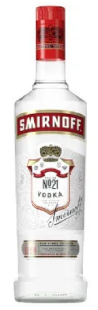 Smirnoff Red 37,5% 1 l (holá láhev)