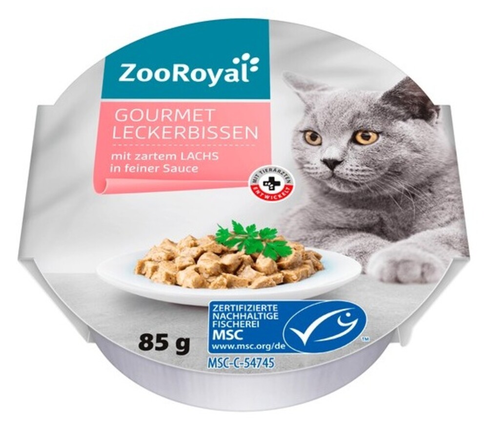 Zooroyal Gourmet Leckerbissen Lachs 85 g