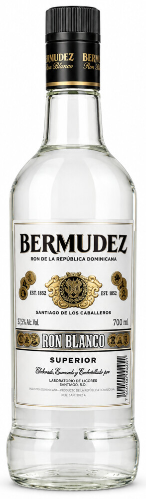 Ron Bermudez Blanco Superior 37,5% 0,7 l (holá láhev)