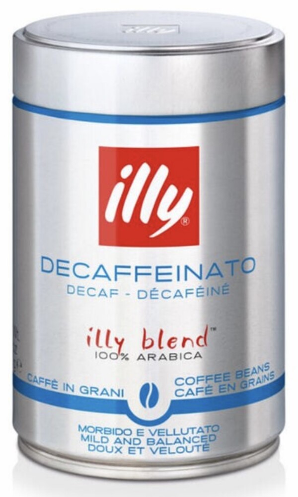 Illy Decaffeinato zrnková káva 250 g