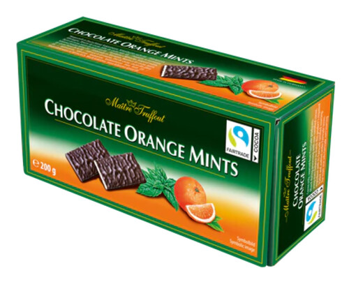 Maitre Truffout Chocolate Orange Mints 200 g