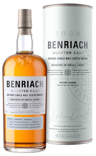 Benriach Quarter Cask 46% 1 l (tuba)