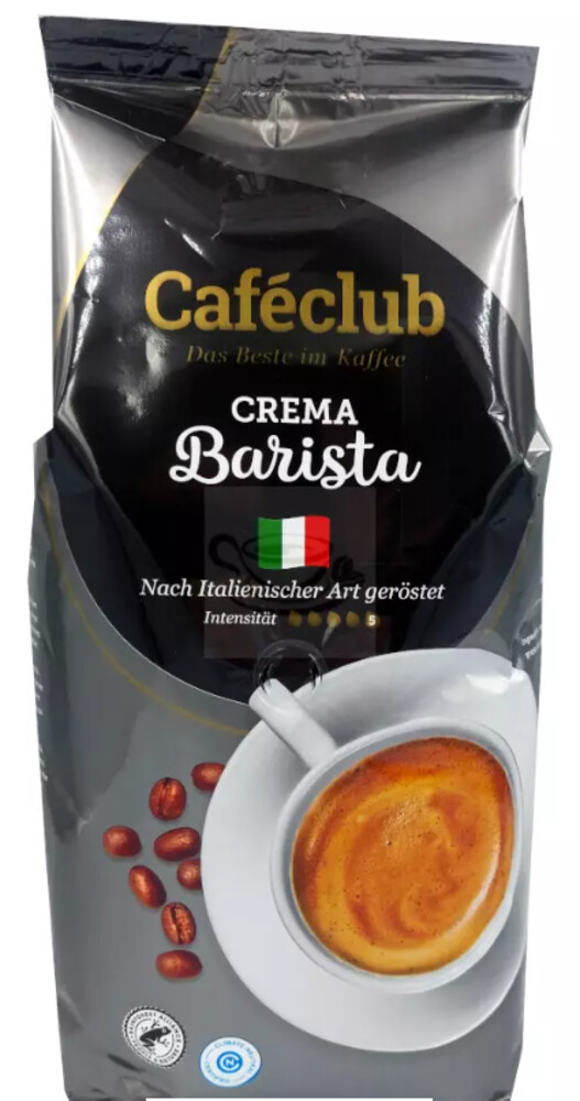 Caféclub Crema Barista zrnková káva 1 kg