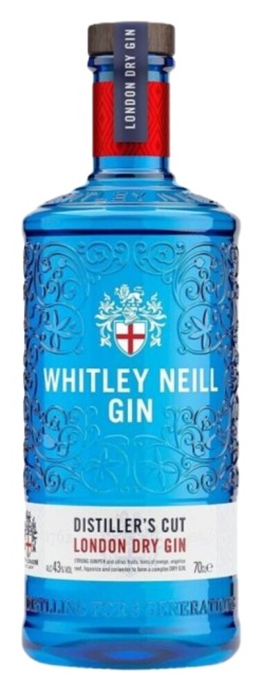 Whitley Neill Gin Distiller´s Cut London Dry Gin 41,3% 1 l (holá láhev)