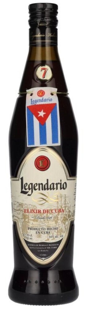 Legendario Elixir de Cuba 7y 34% 0,7 l (holá láhev)