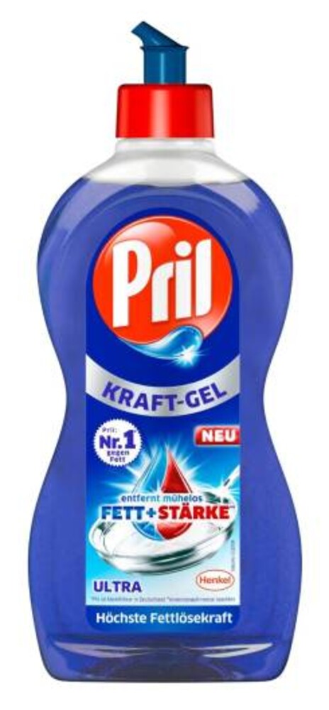 Pril Kraft Ultra Plus gel na ruční mytí nádobí 450 ml
