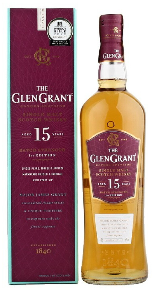 Glen Grant 15Y 50% 0,7 l (karton)