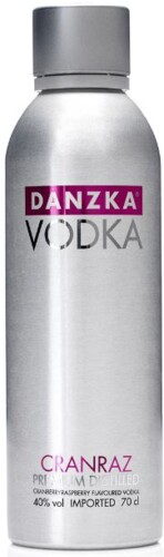 Danzka Vodka Cranraz 40% 1 l (holá láhev)