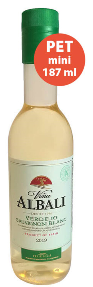V.Albali Verdejo Sauvignon Blanc 12,5%  0,187 l pet.(holá láhev)
