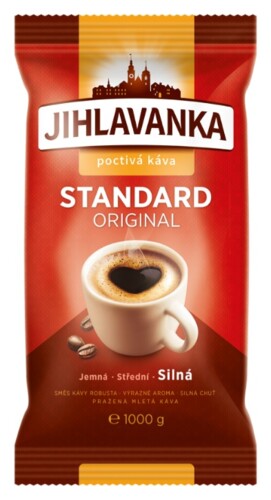 Jihlavanka standard original mletá káva 1 kg