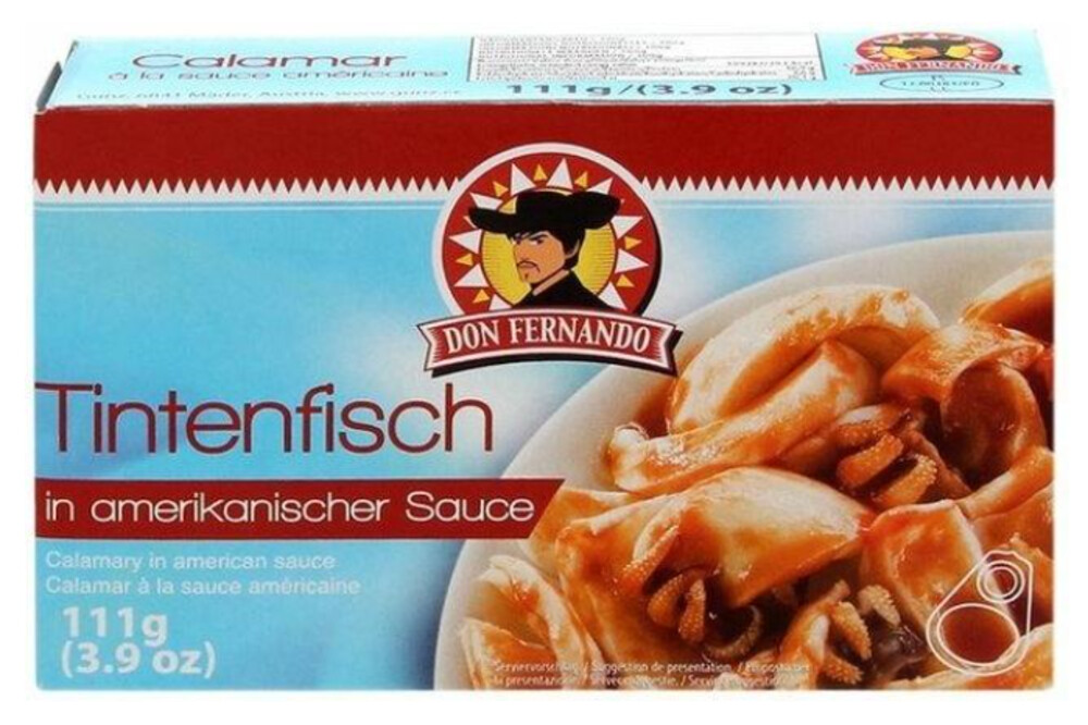 Tintenfisch in amerikanischer Sauce 111 g