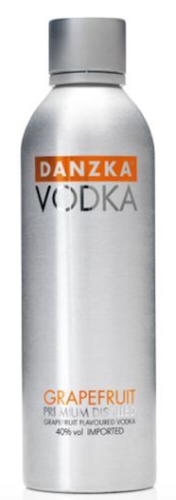 Danzka Vodka Grapefruit 40% 1 l (holá láhev)