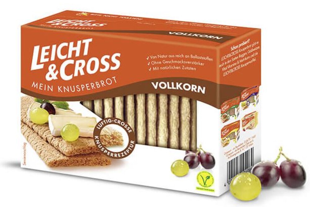 Leicht&Cross Knusperbrot Vollkorn 125 g