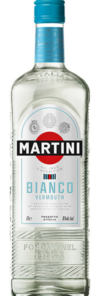 Martini Bianco 15% 1 l (holá láhev)