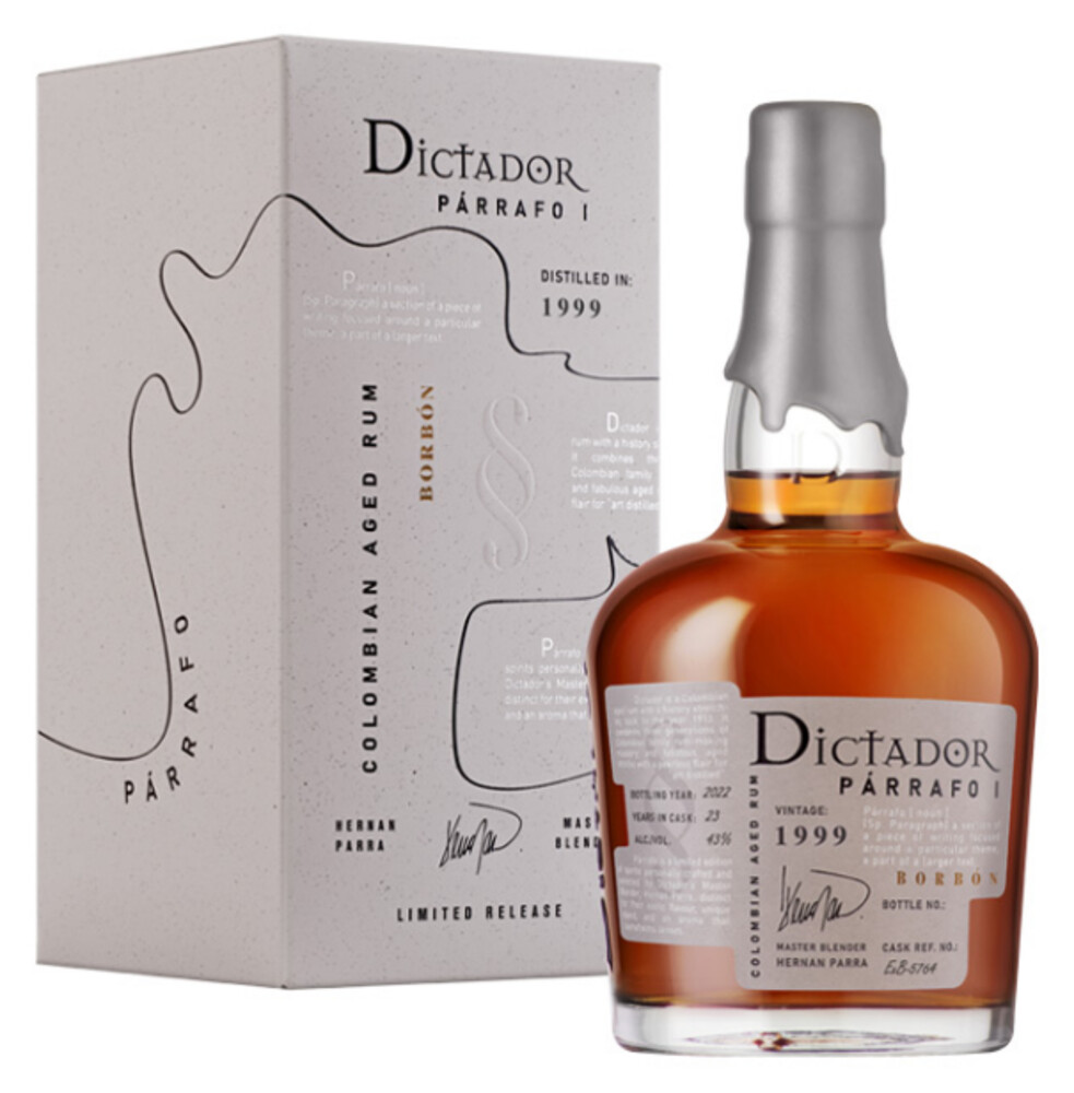 Dictador Parrafo Borbon 23y 1999 43% 0,7 l (karton)