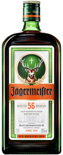Jägermeister 35% 1 l (holá láhev)