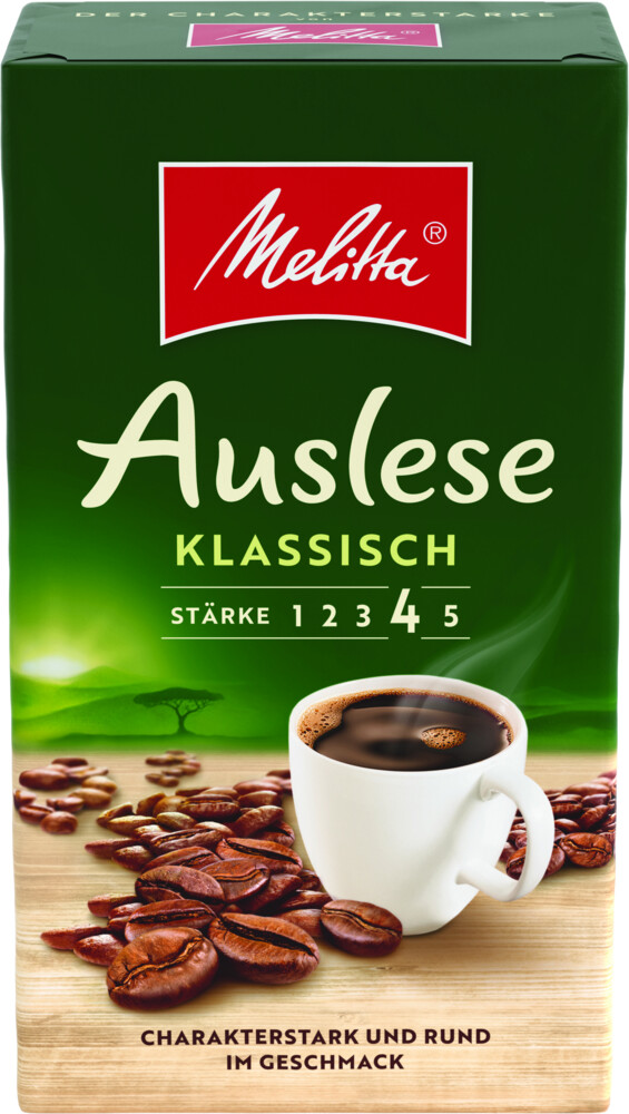 Melitta Auslese Klassisch mletá káva 500 g