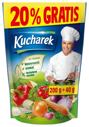 Kucharek Sypké Dochucovadlo 200 g + 20% navíc
