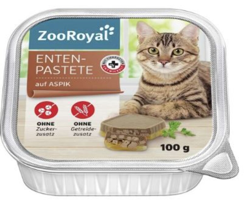 ZooRoyal Enten Pastete auf Aspik 100 g