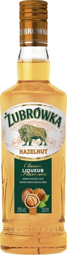 Zubrowka Hazelnut 28% 0,5 l (holá láhev)
