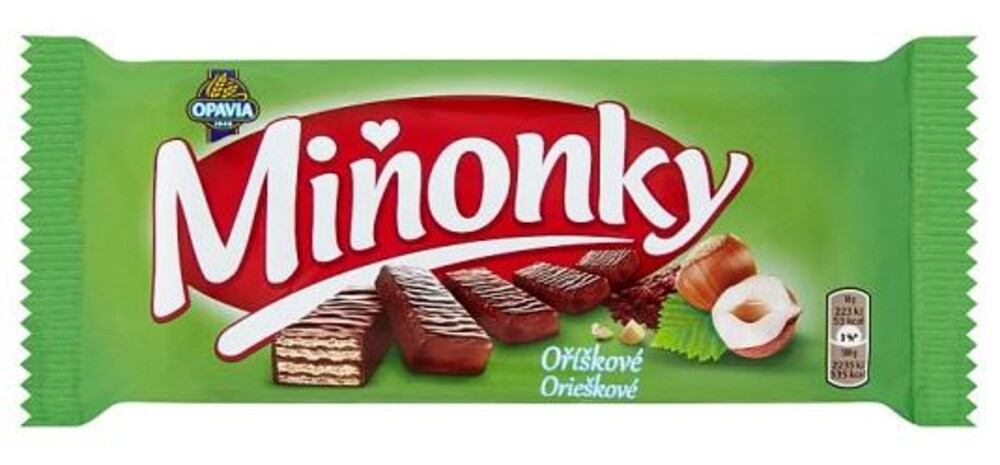 Opavia Miňonky Oříškové 50 g