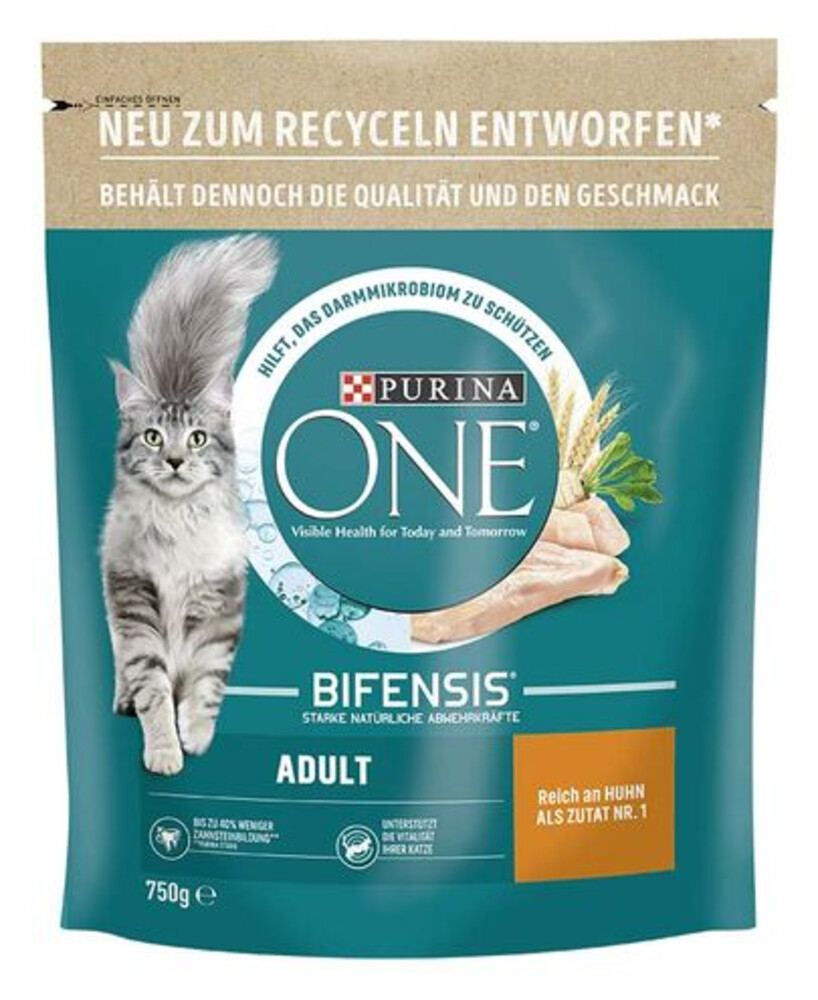Purina One Bifensis Adult Reich an Huhn 750 g