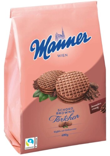 Manner Schoko Brownie Törtchen 400 g
