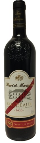 Henri de Montignac Bordeaux 13,5% 0,75 l (holá láhev)