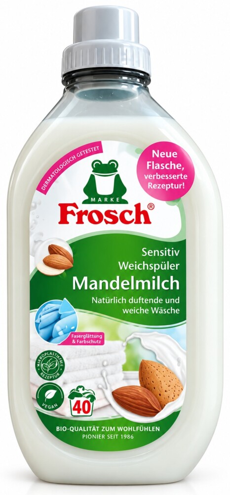 Frosch Mandelmilch Sensitiv Weichspüler 40wl 880ml