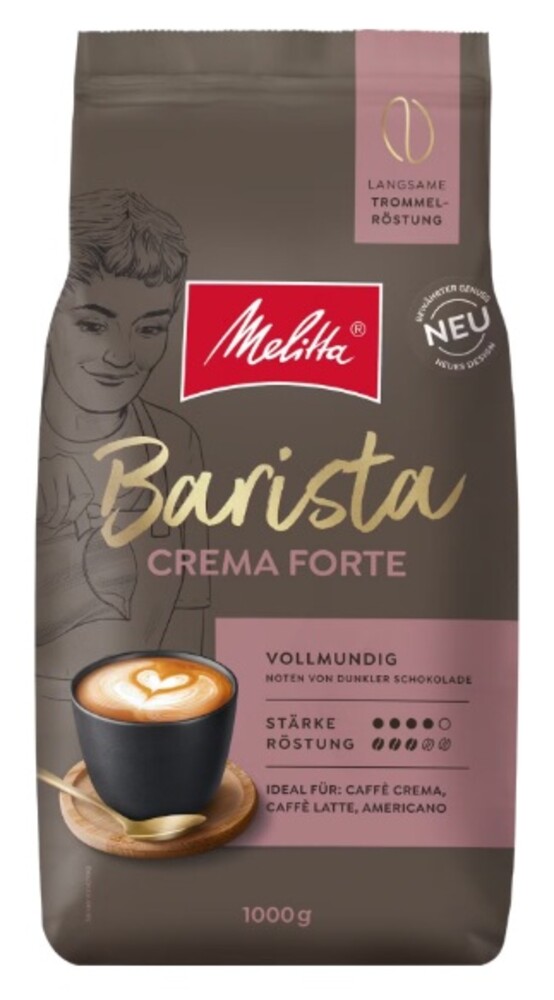Melitta Barista Crema Forte zrnková káva 1 kg