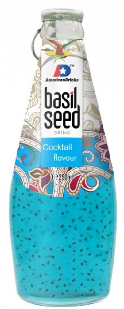Basil Seed Drink Cocktail 290 ml sklo