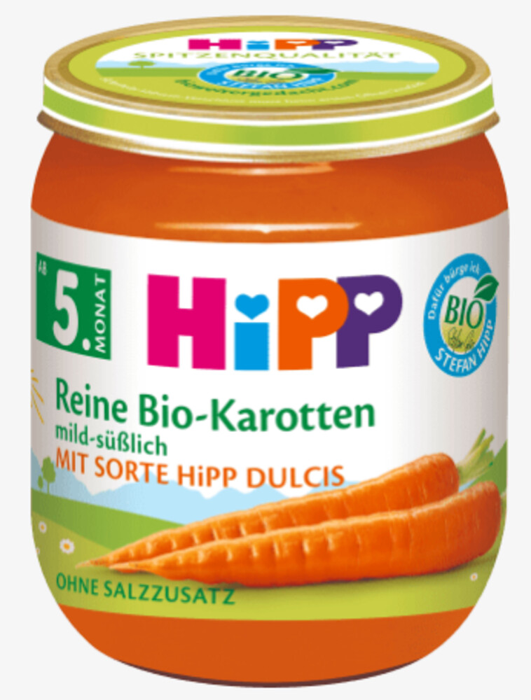 Hipp Reine Bio Karotten 5 M 125 g