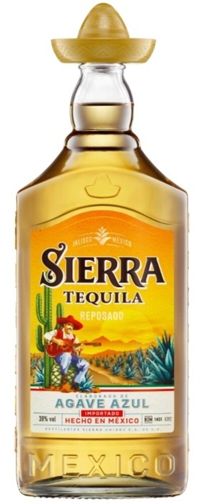 Sierra Tequila Reposado  38% 1 l (holá láhev)