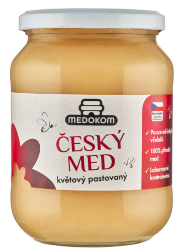 Medokomerc Český Med Květový Pastovaný 900 g