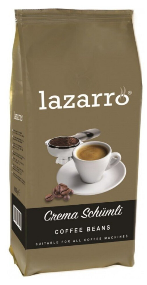 Lazarro Crema Schümli zrnková káva 1 kg